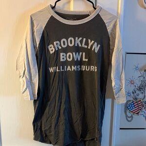 Brooklyn Bowl Williamsburg Raglan Base T-Shirt